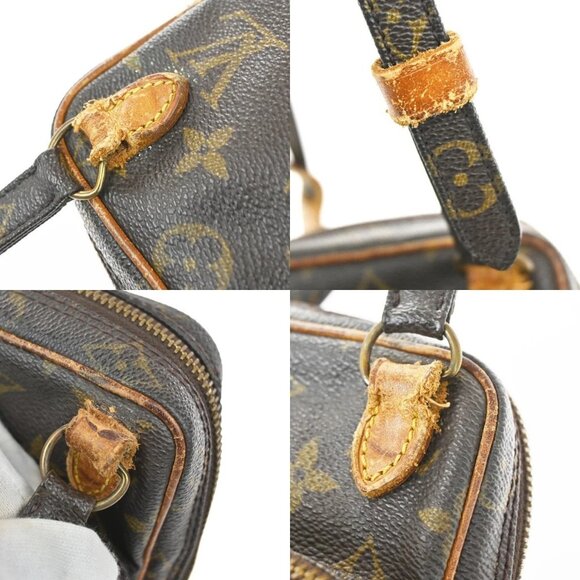 LOUIS VUITTON Mini Amazon Shoulder Bag Monogram Leather Brown - Picture 8 of 15